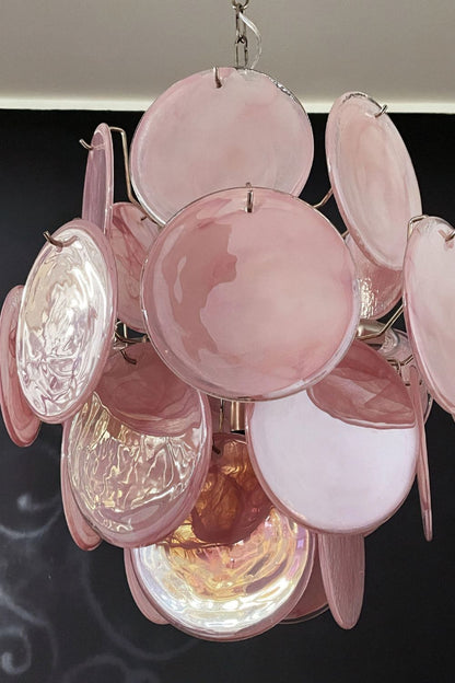 Vintage Art Pink Discs Chandelier - view 19 | everlamps