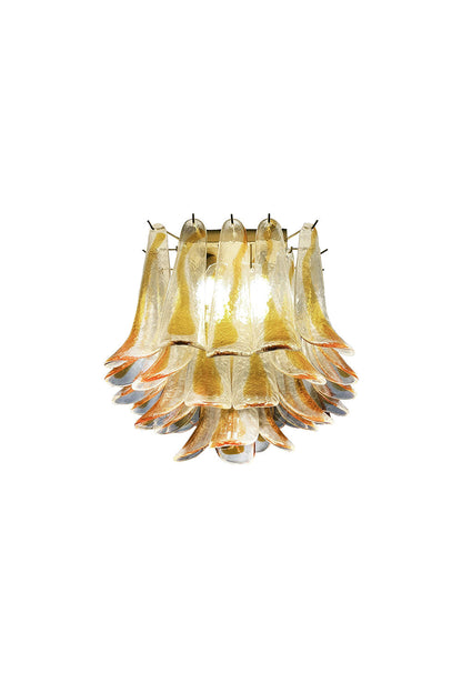 Art Amber Glass Petal Ceiling Light | everlamps