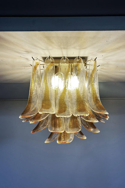 Art Amber Glass Petal Ceiling Light - view 12 | everlamps