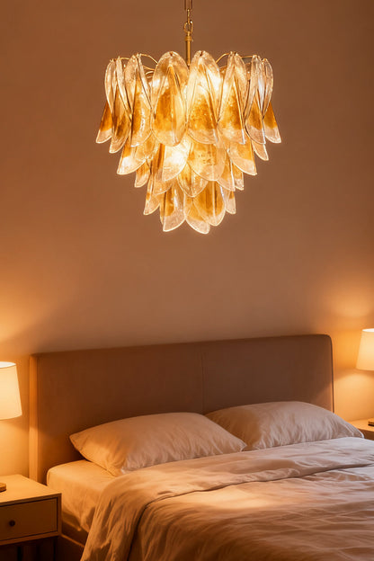 Art Amber  Glass Swallows  Chandelier - view 6 | everlamps