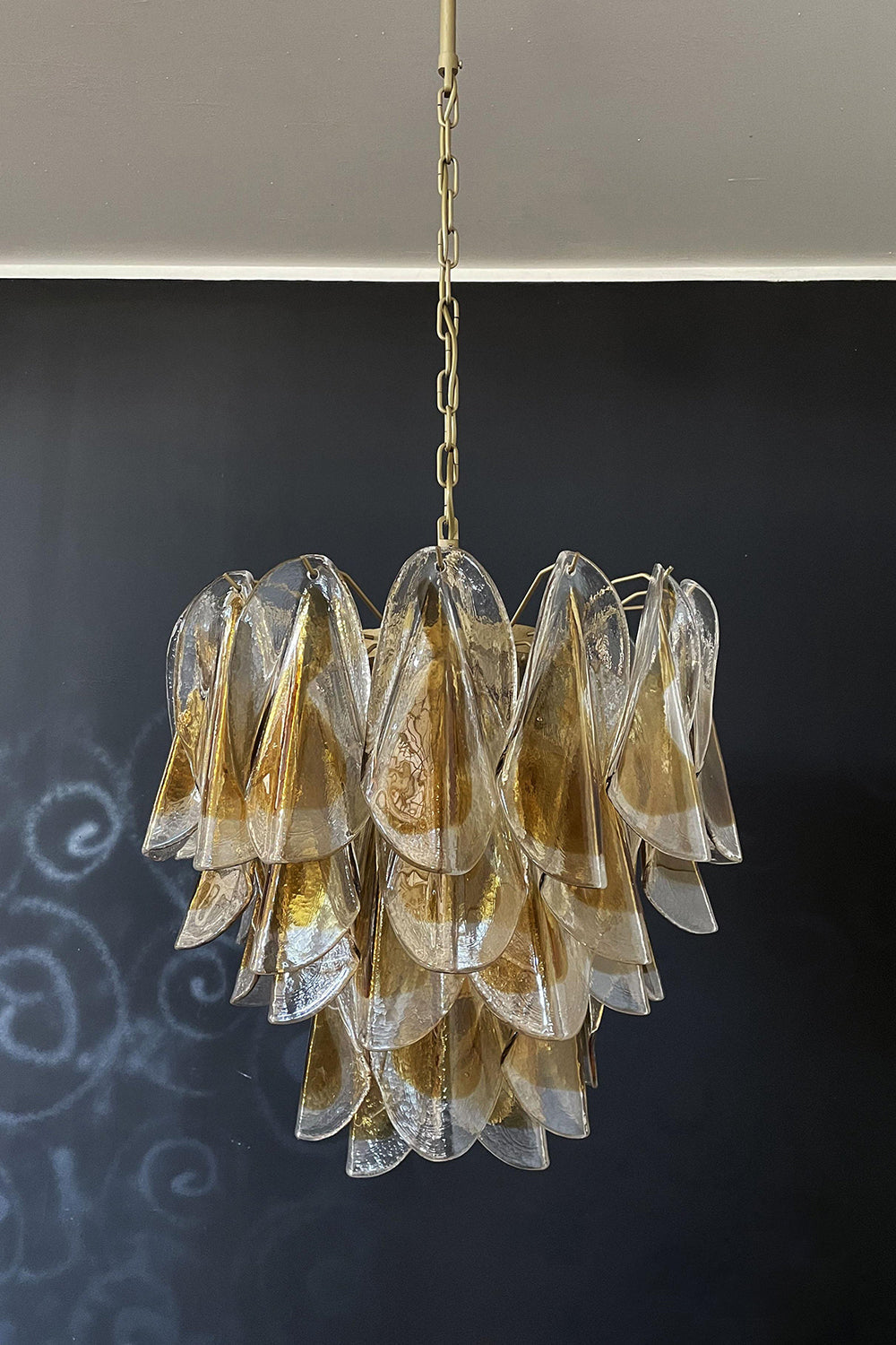 Art Amber  Glass Swallows  Chandelier - view 14 | everlamps