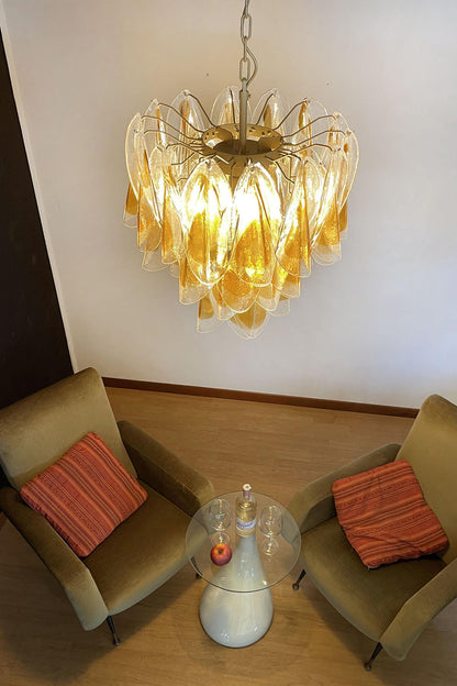 Art Amber  Glass Swallows  Chandelier - view 11 | everlamps