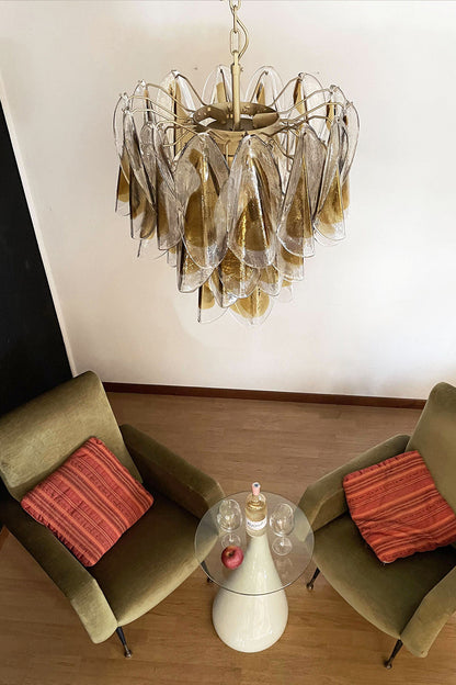 Art Amber  Glass Swallows  Chandelier - view 12 | everlamps