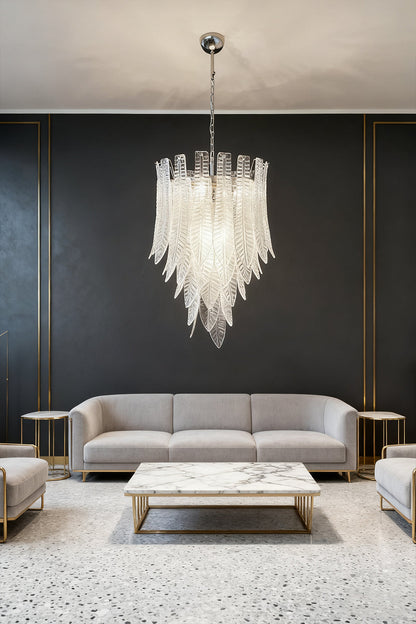 Art Felci Glass Chandelier - view 3 | everlamps