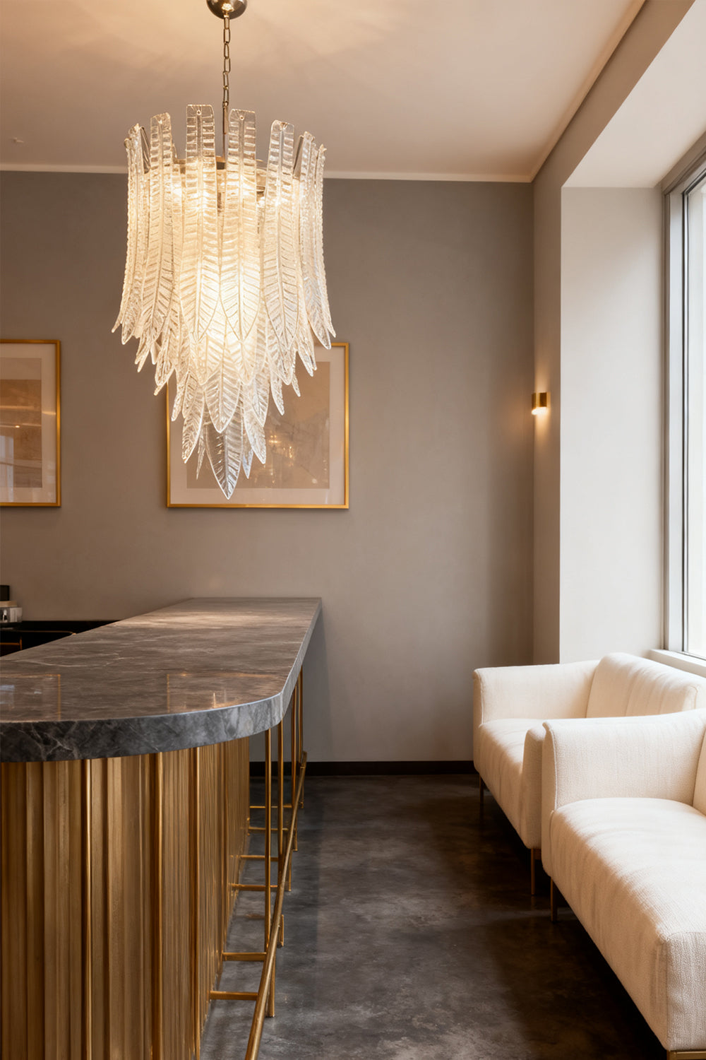 Art Felci Glass Chandelier - view 9 | everlamps