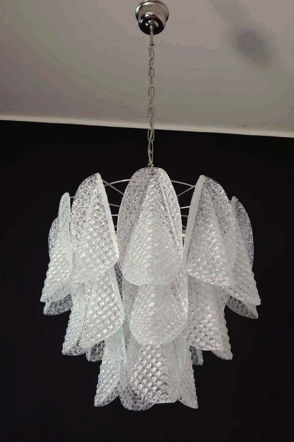 Art Glass Leaf Chandelier - view 10 | everlamps