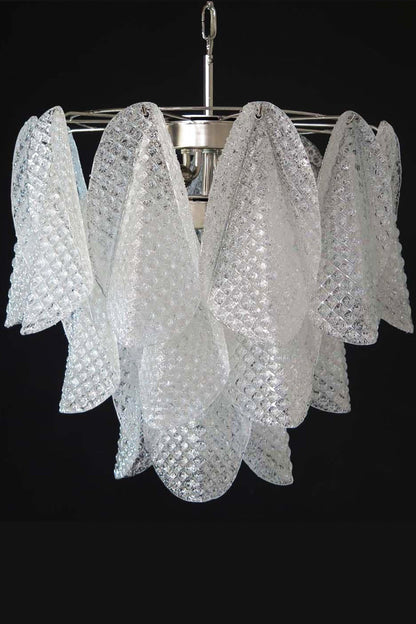 Art Glass Leaf Chandelier - view 11 | everlamps
