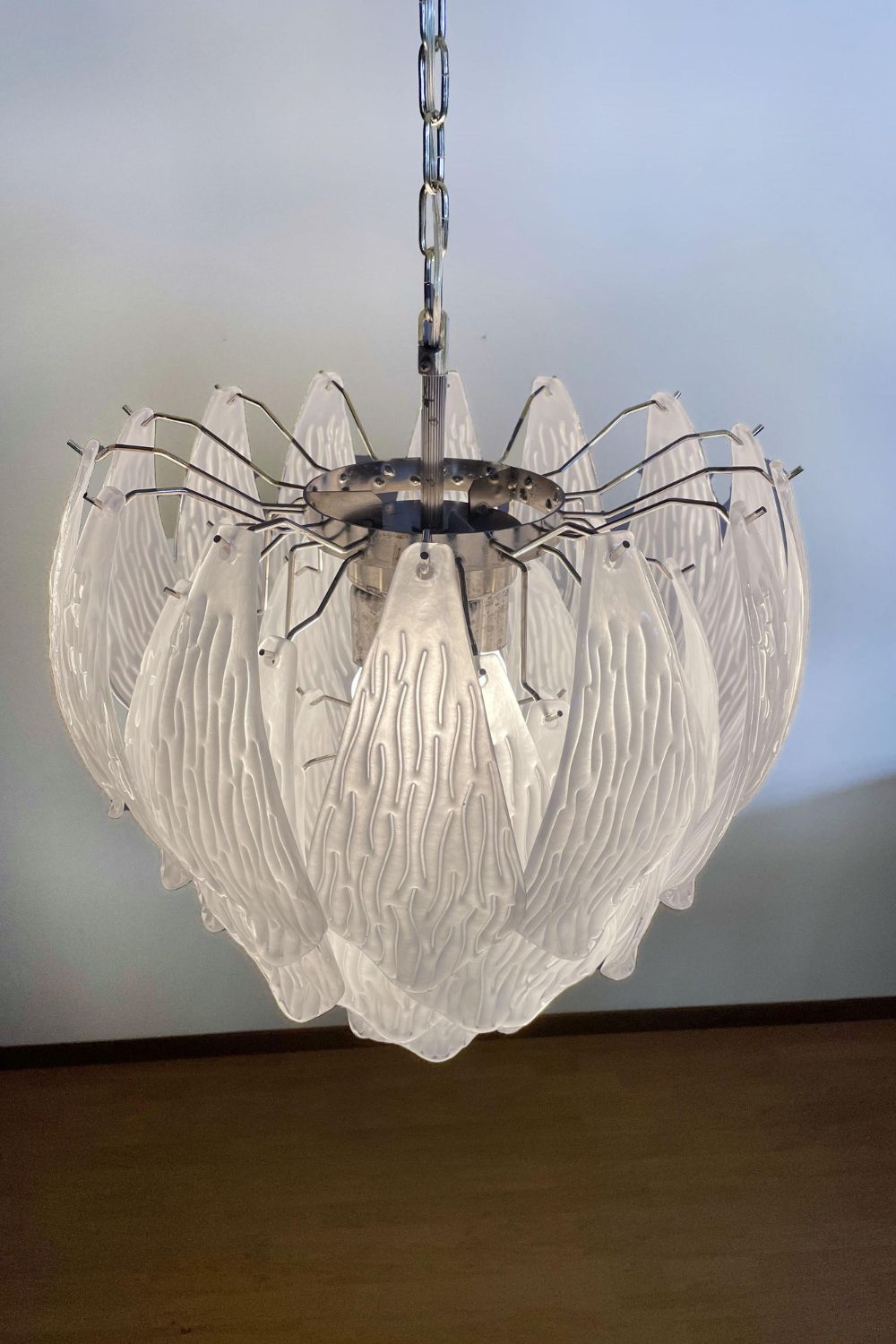 Art Glass Petal Chandelier - view 5 | everlamps
