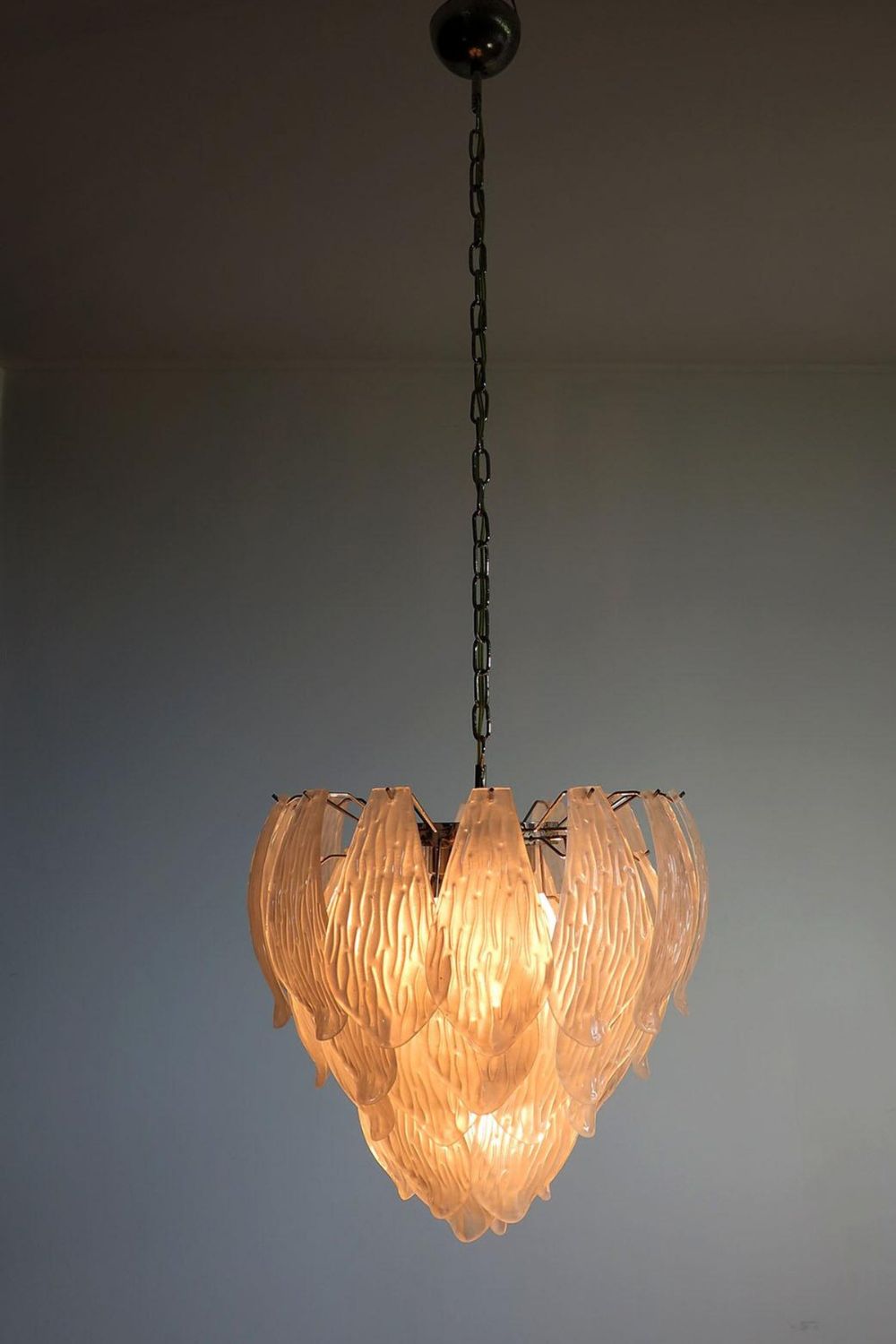 Art Glass Petal Chandelier - view 4 | everlamps