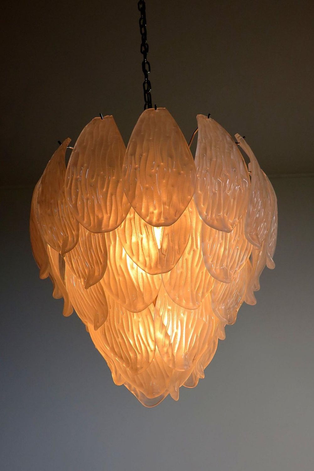 Art Glass Petal Chandelier - view 7 | everlamps