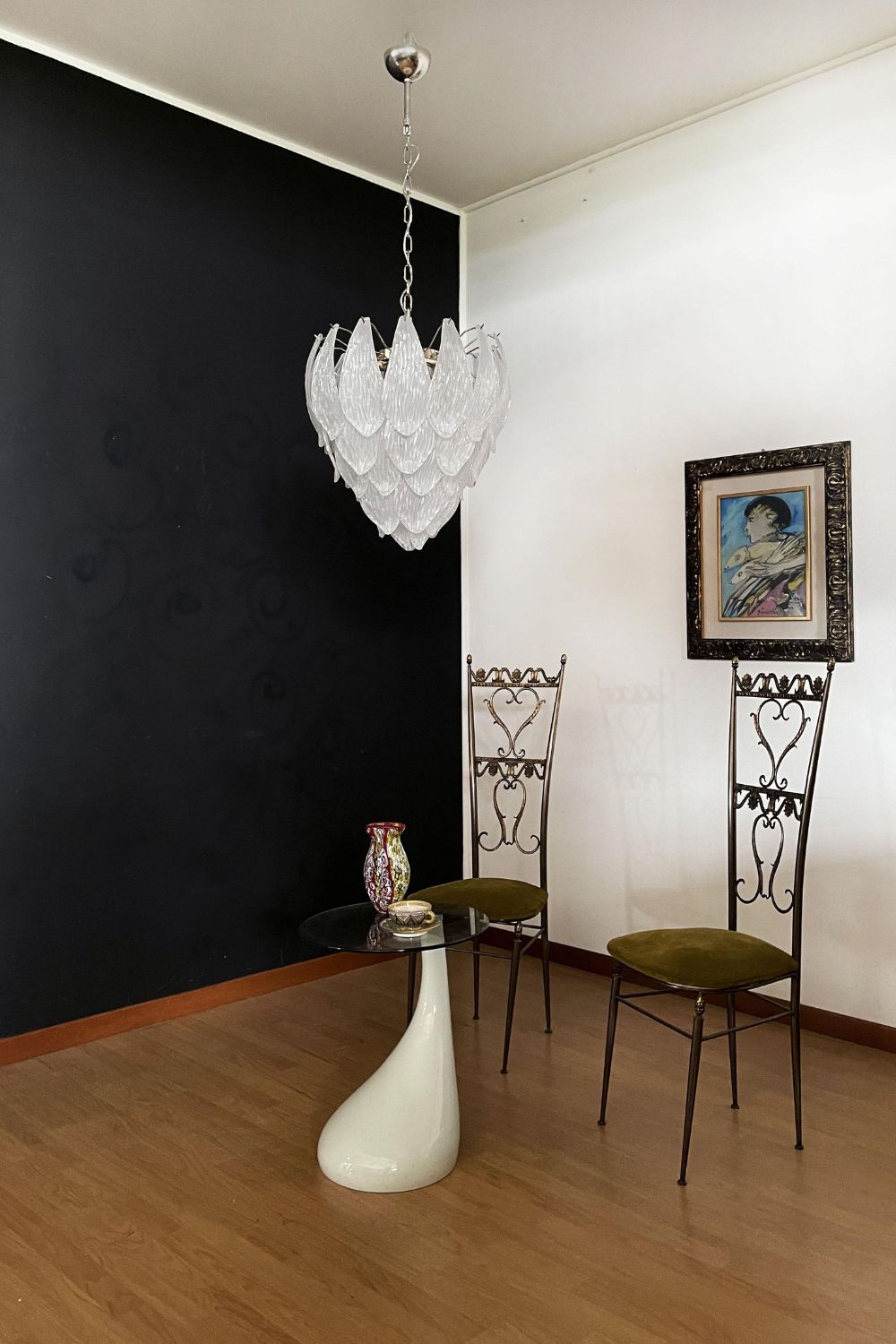Art Glass Petal Chandelier - view 11 | everlamps