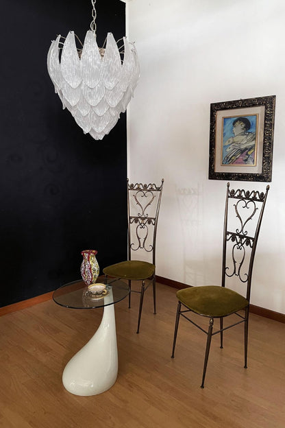 Art Glass Petal Chandelier - view 13 | everlamps
