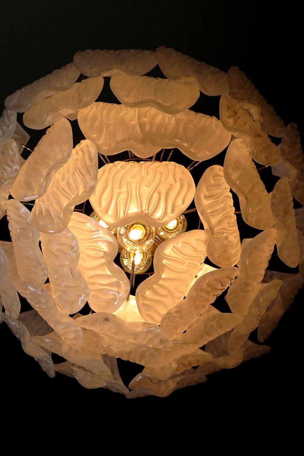 Art Glass Petal Chandelier - view 28 | everlamps