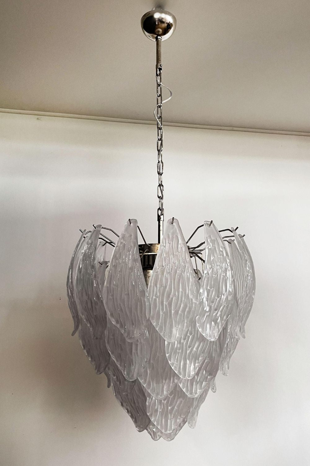 Art Glass Petal Chandelier - view 14 | everlamps