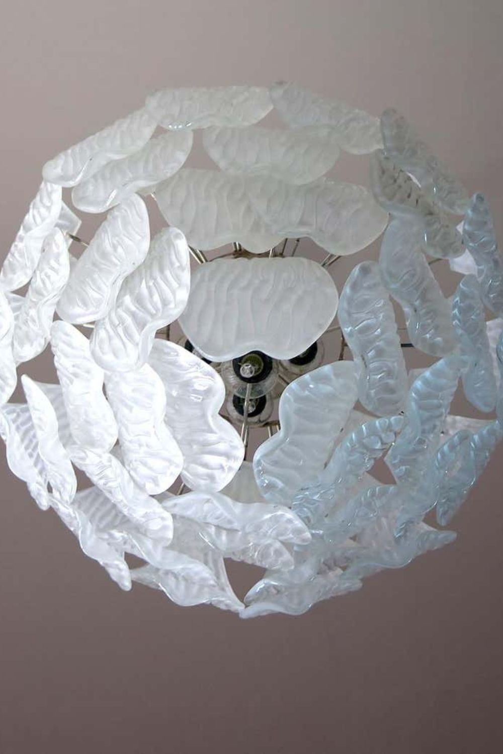 Art Glass Petal Chandelier - view 27 | everlamps