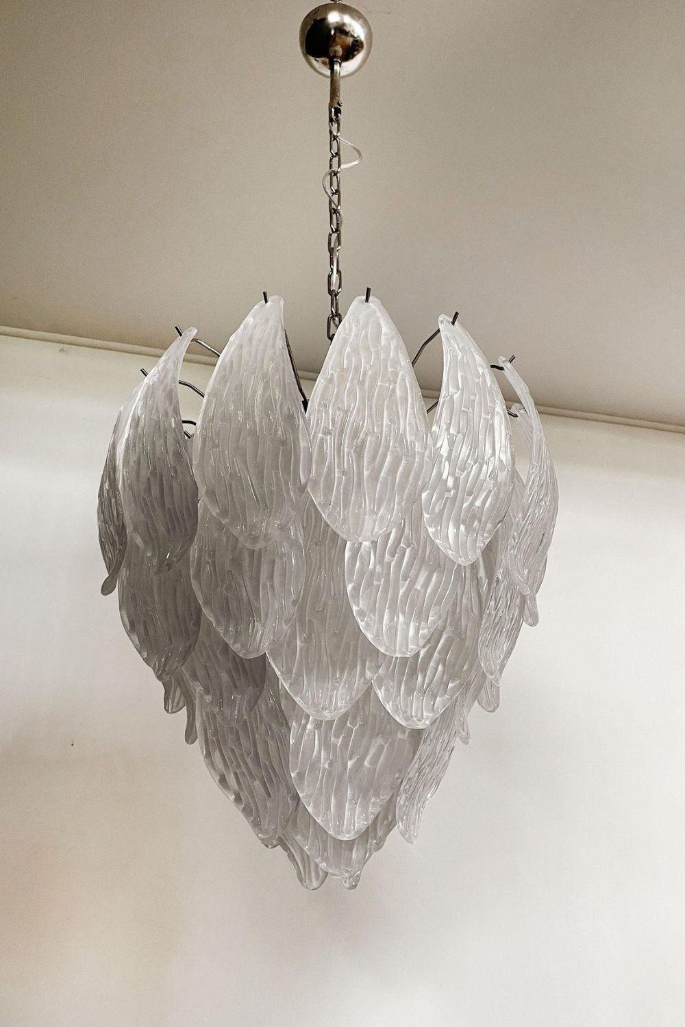 Art Glass Petal Chandelier - view 15 | everlamps