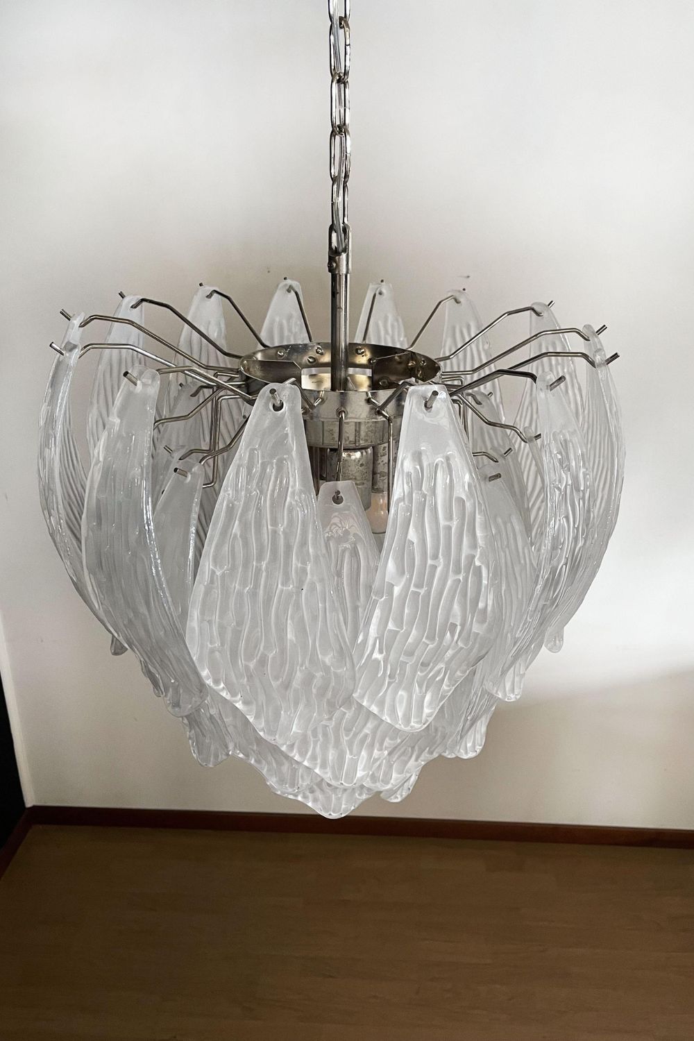 Art Glass Petal Chandelier - view 18 | everlamps