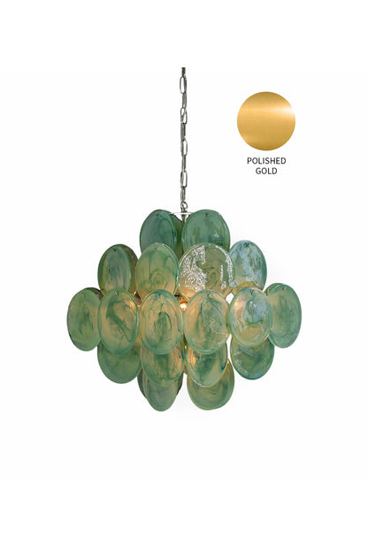 Art Green Disks Chandelier - view 16 | everlamps
