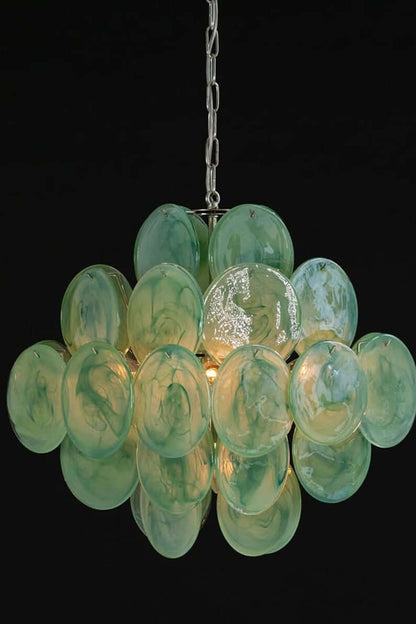 Art Green Disks Chandelier - view 10 | everlamps