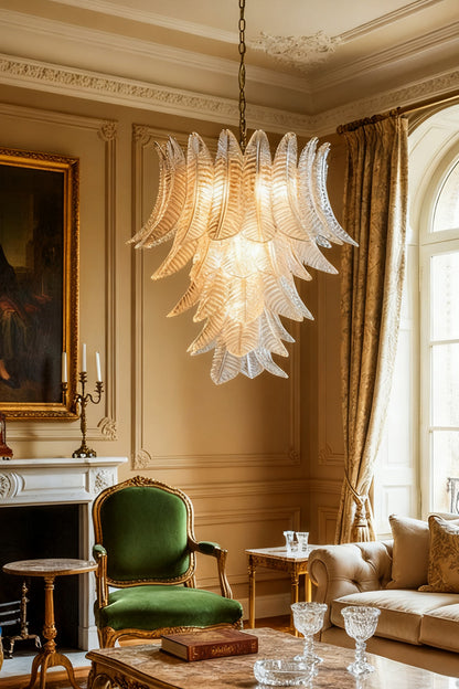 Art Leaf Chandelier - view 2 | everlamps