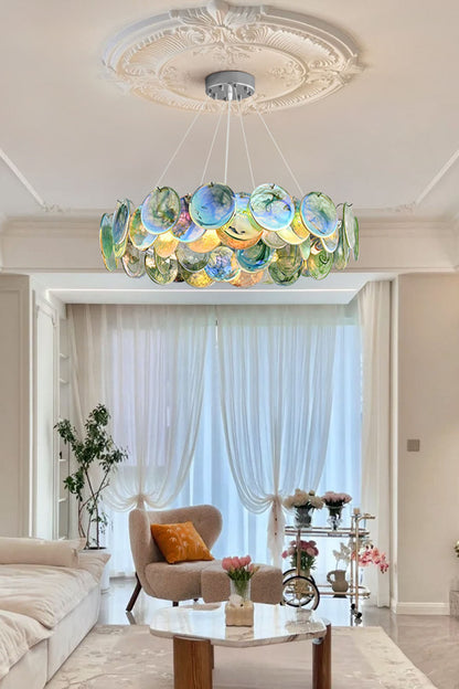 Art Rainbow Discs Chandelier - view 3 | everlamps