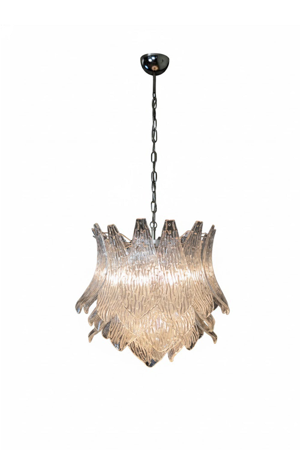 Art Ripple Leaf Glass Chandelier | everlamps
