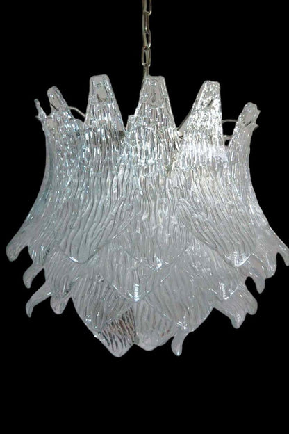 Art Ripple Leaf Glass Chandelier - view 15 | everlamps