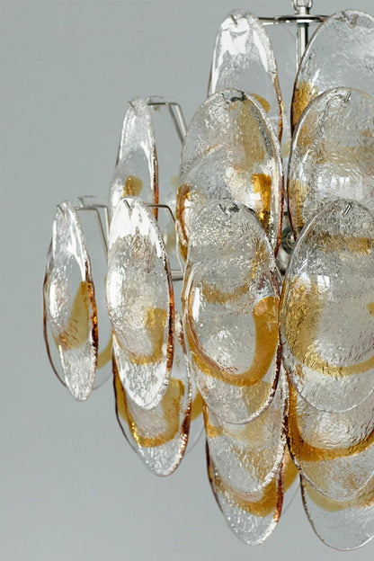Art Shell-Shaped Glass Chandelier - view 10 | everlamps
