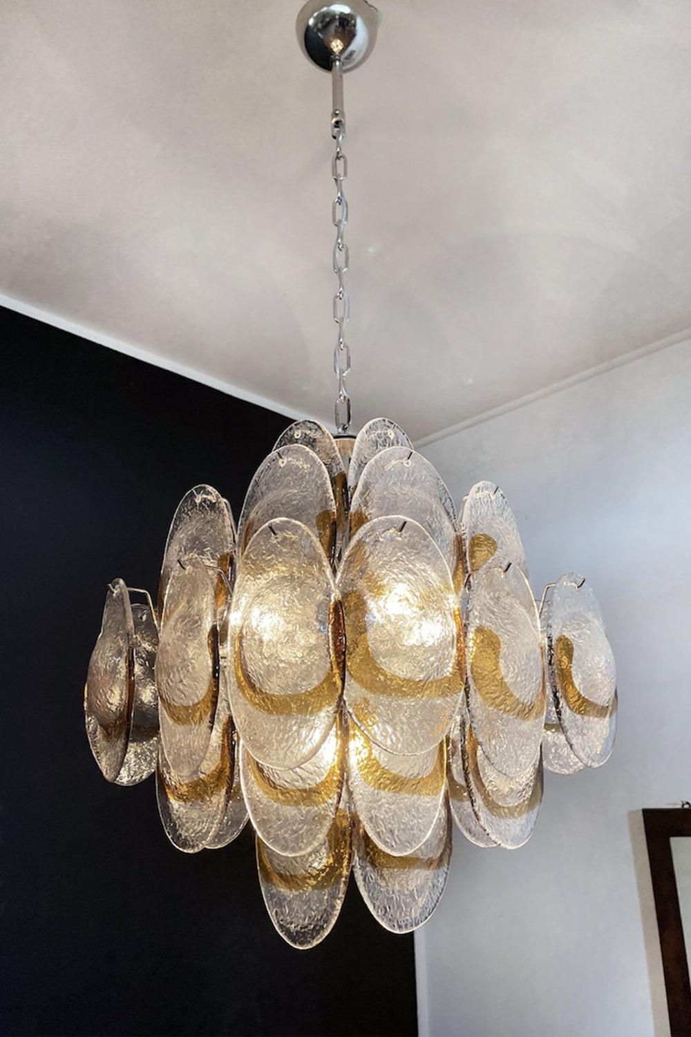 Art Shell-Shaped Glass Chandelier - view 11 | everlamps