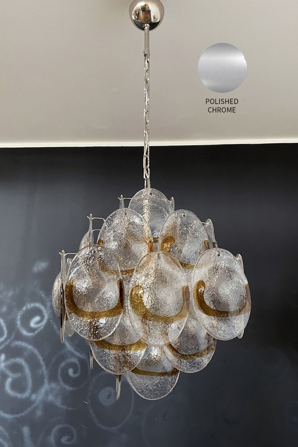 Art Shell-Shaped Glass Chandelier - view 26 | everlamps