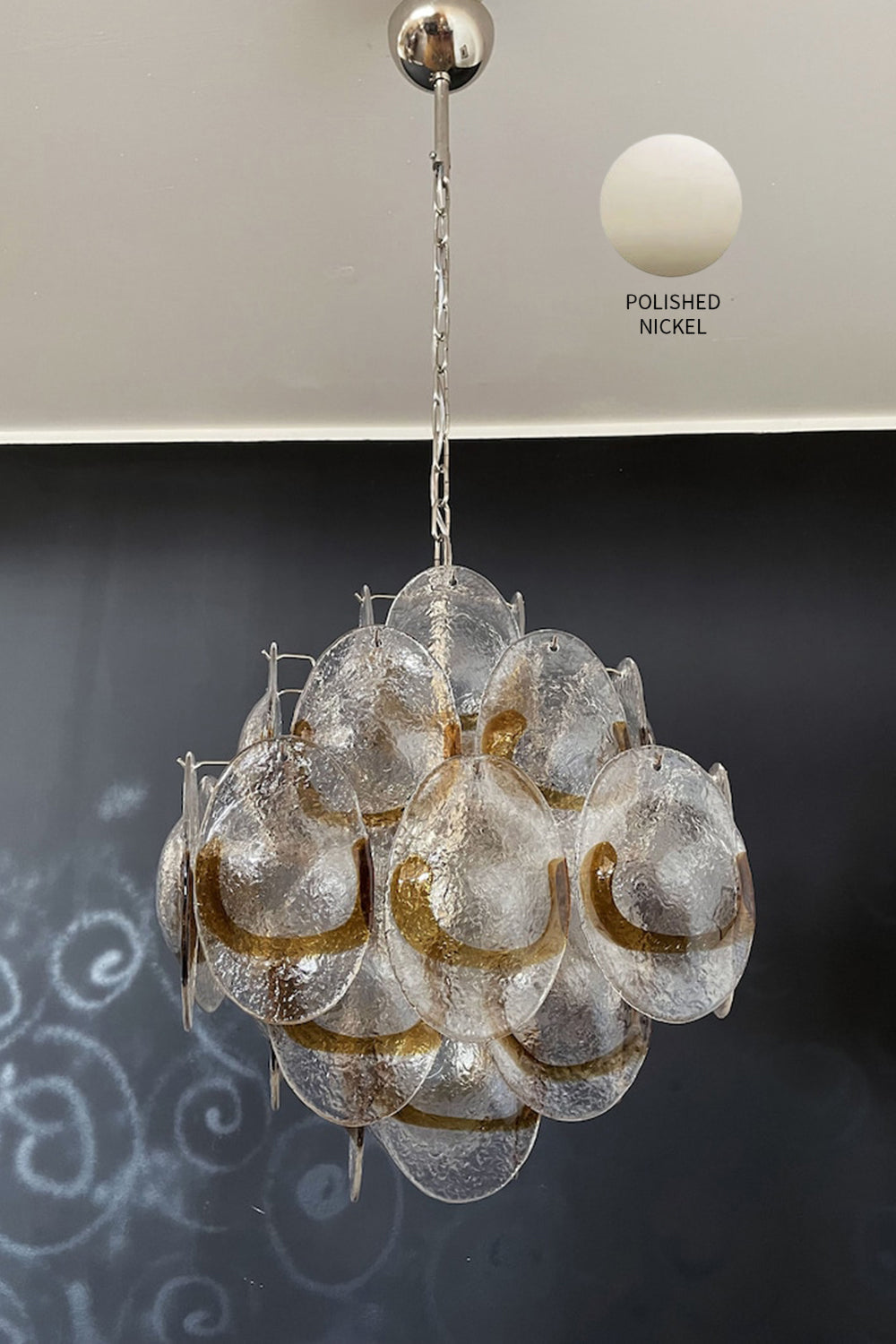 Art Shell-Shaped Glass Chandelier - view 27 | everlamps
