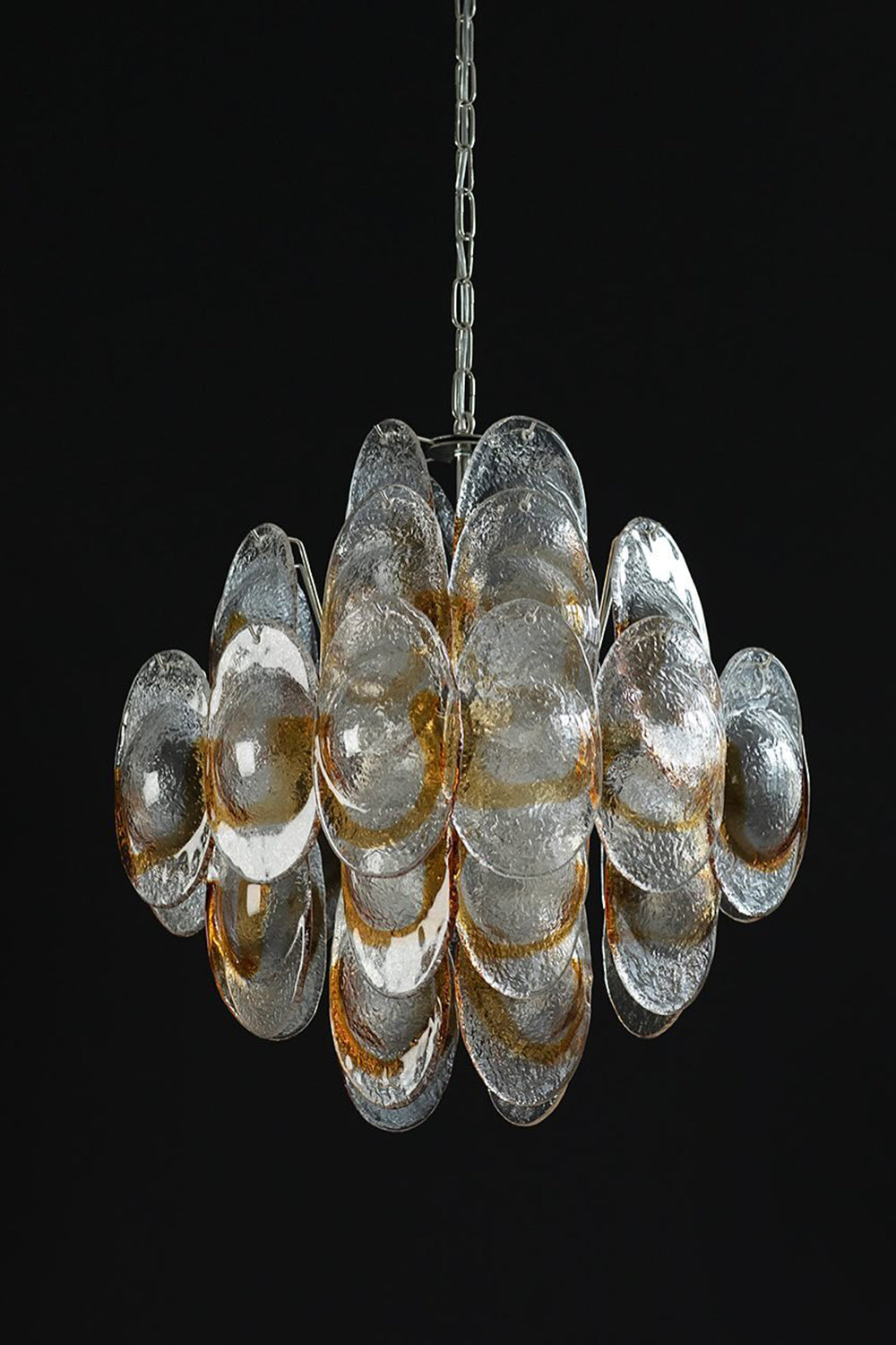 Art Shell-Shaped Glass Chandelier - view 17 | everlamps
