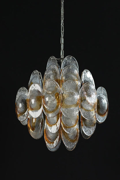 Art Shell-Shaped Glass Chandelier - view 17 | everlamps