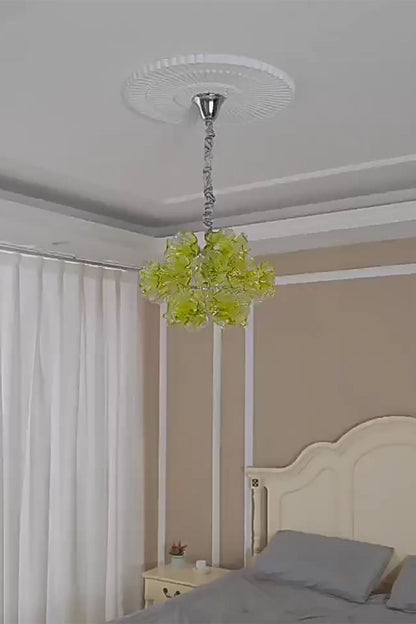 Art flower-shaped Glass Chandelier - view 7 | everlamps