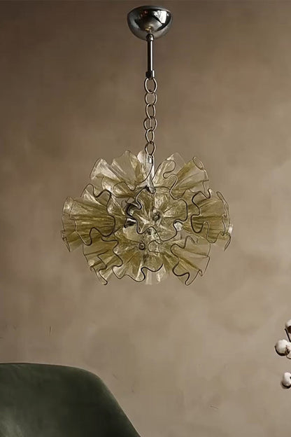 Art flower-shaped Glass Chandelier - view 8 | everlamps