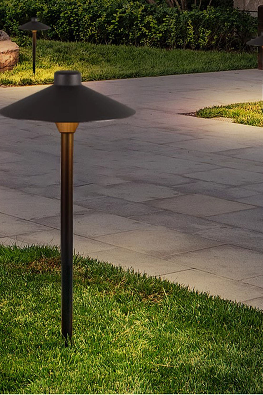 Mushroom Acrylic Outdoor Floor Lamp - view 9 | everlamps