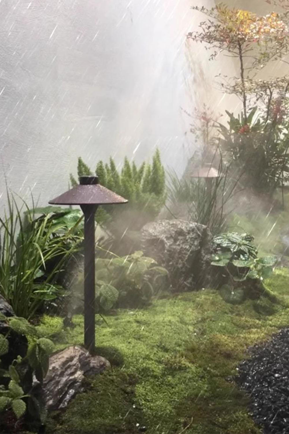 Mushroom Acrylic Outdoor Floor Lamp - view 16 | everlamps