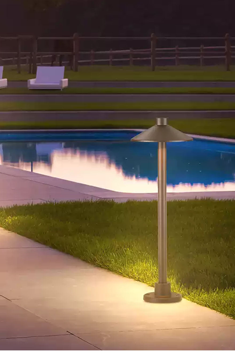 Mushroom Acrylic Outdoor Floor Lamp - view 19 | everlamps