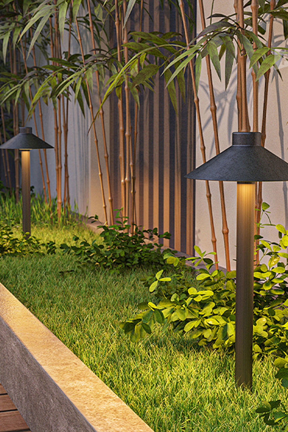 Mushroom Acrylic Outdoor Floor Lamp - view 21 | everlamps