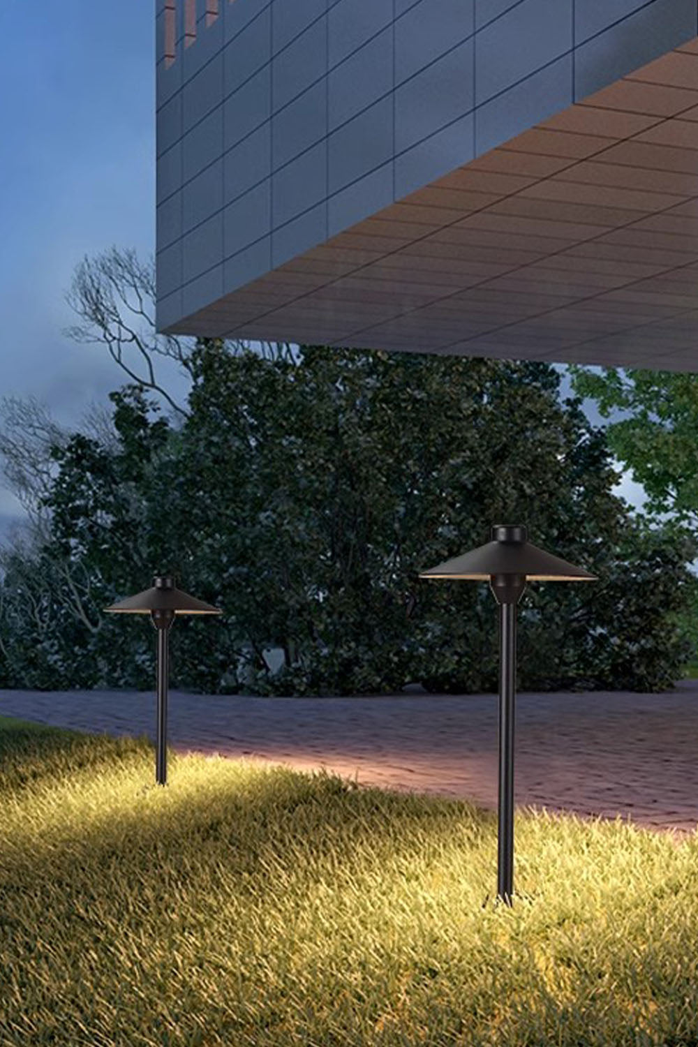 Mushroom Acrylic Outdoor Floor Lamp - view 4 | everlamps