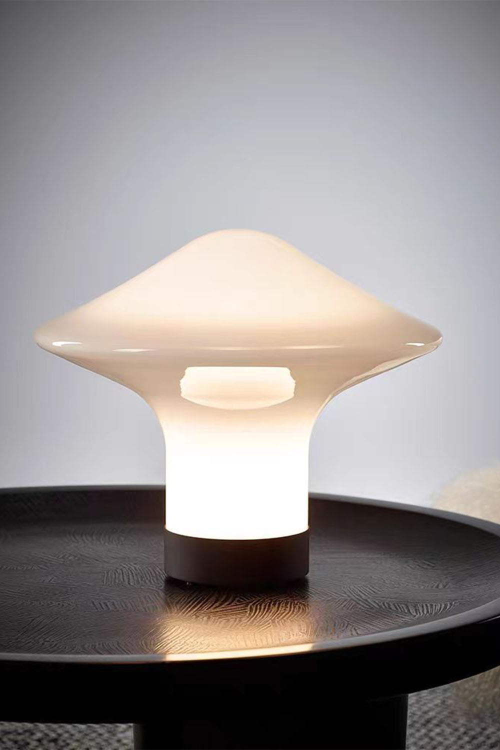 Mushroom Glass Table Lamp - view 2 | everlamps