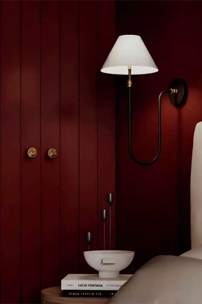 Neoclassical U-shaped Minimalist Wall Lamp - view 2 | everlamps