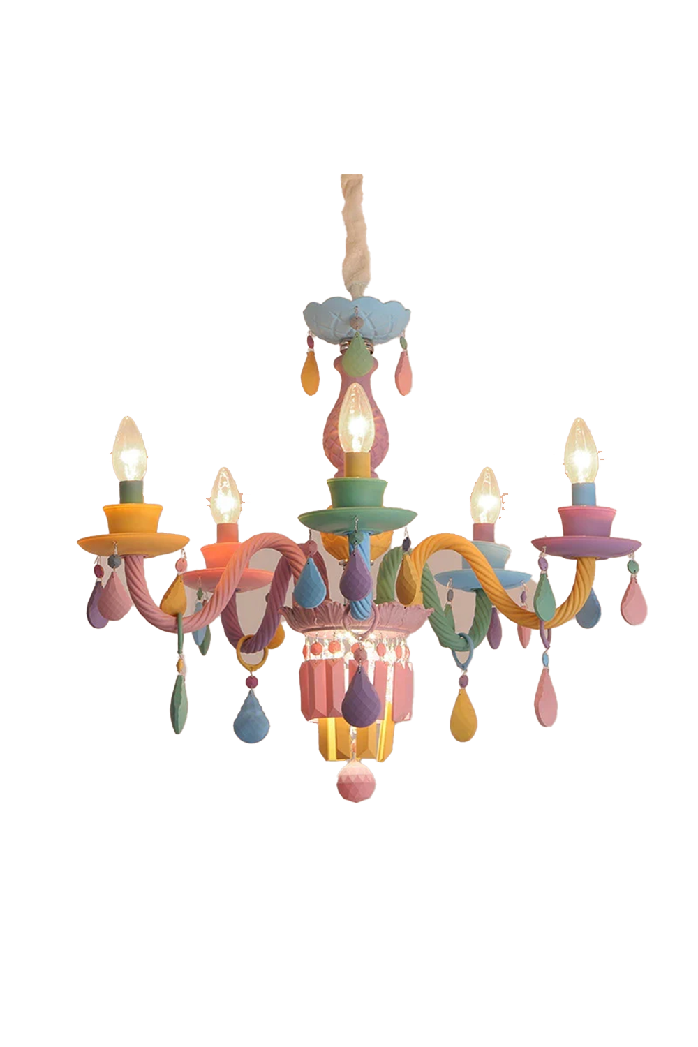 New Macaron Children's Candle Chandelier - view 9 | everlamps