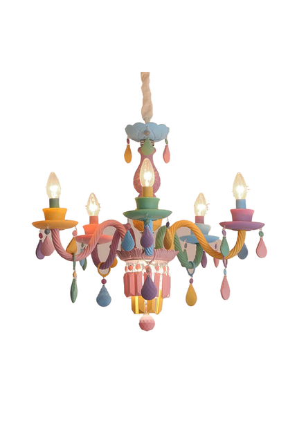 New Macaron Children's Candle Chandelier - view 9 | everlamps