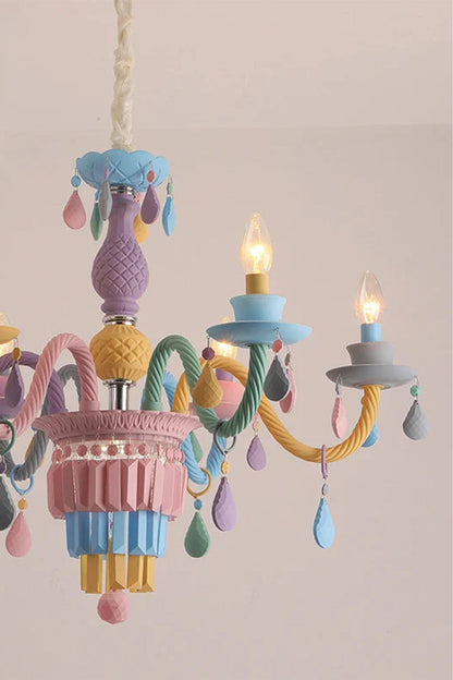 New Macaron Children's Candle Chandelier - view 8 | everlamps