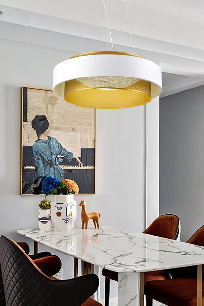 Nolan Vintage Gold Pendant Light - view 4 | everlamps