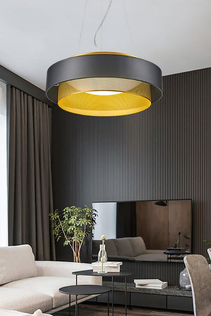 Nolan Vintage Gold Pendant Light - view 6 | everlamps