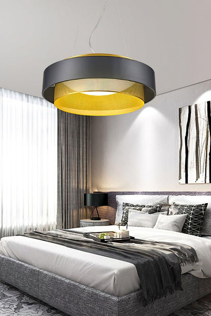 Nolan Vintage Gold Pendant Light - view 2 | everlamps