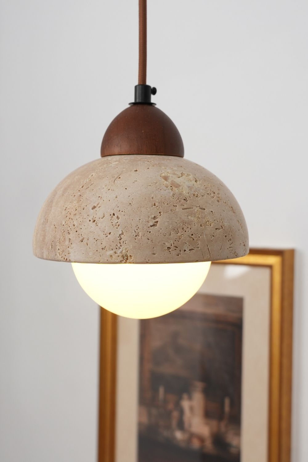 Ora Stone Pendant Lamp - view 4 | everlamps