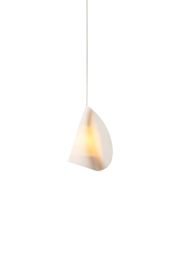 Organic Petal Translucent Bone China Pendant Light - view 25 | everlamps